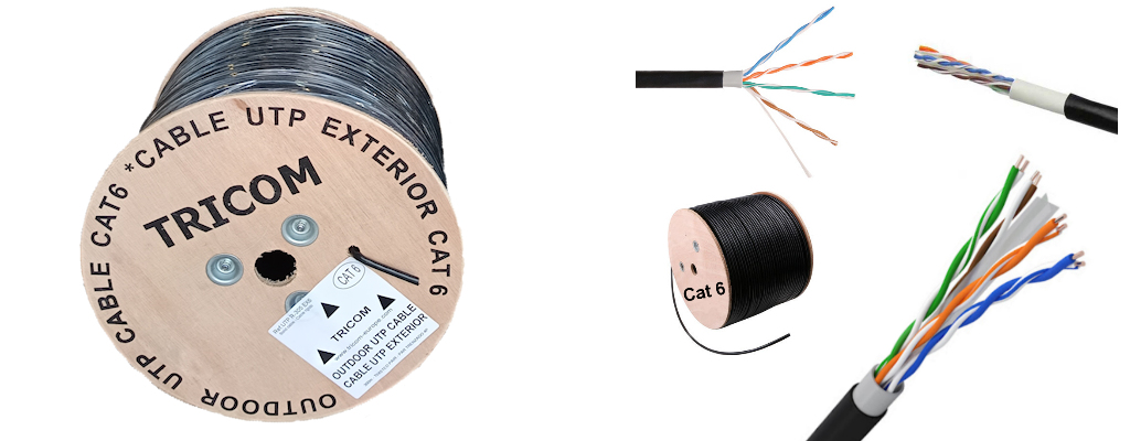 Cable exterior UTP CAT 6